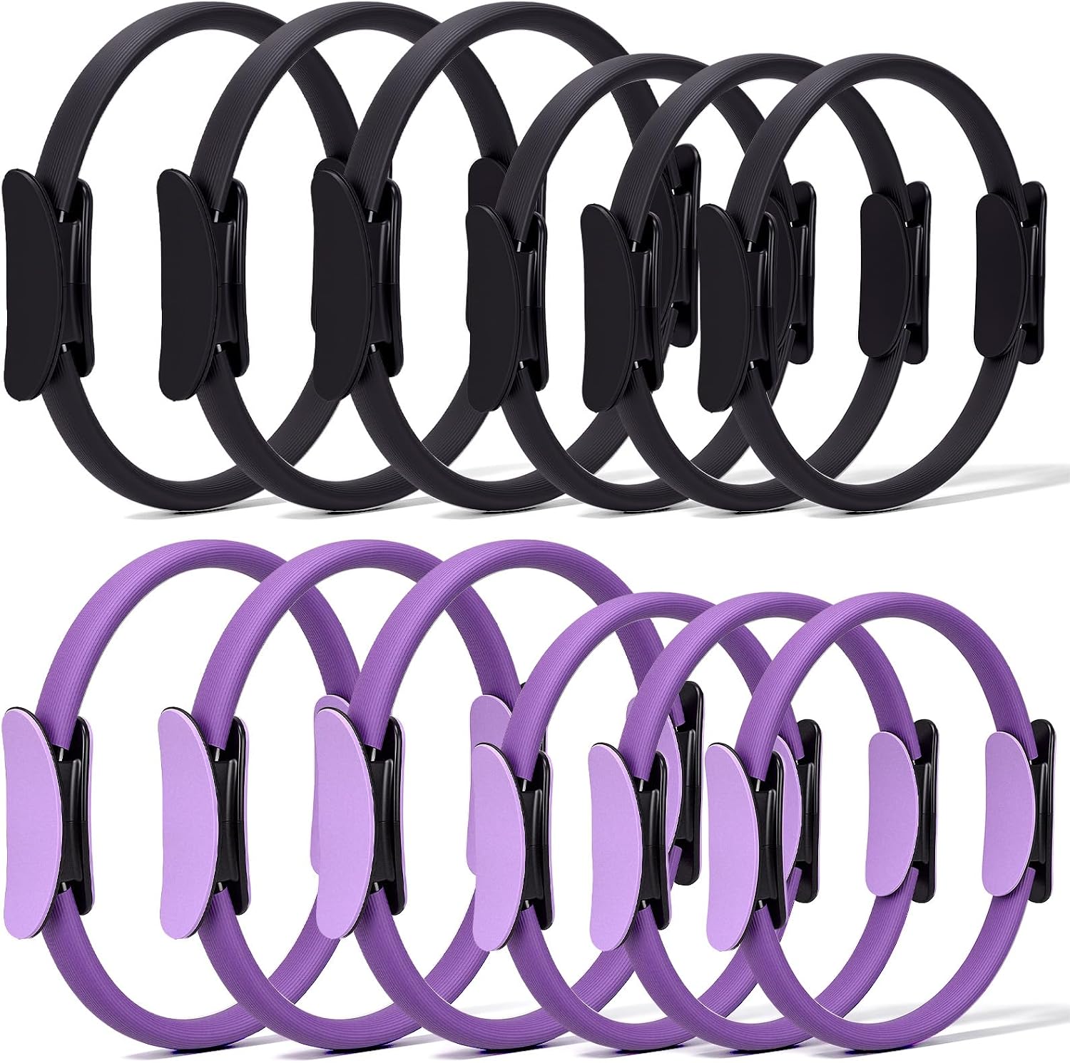 Pilates Ring Magic - Lot de 12 anneaux de Pilates,