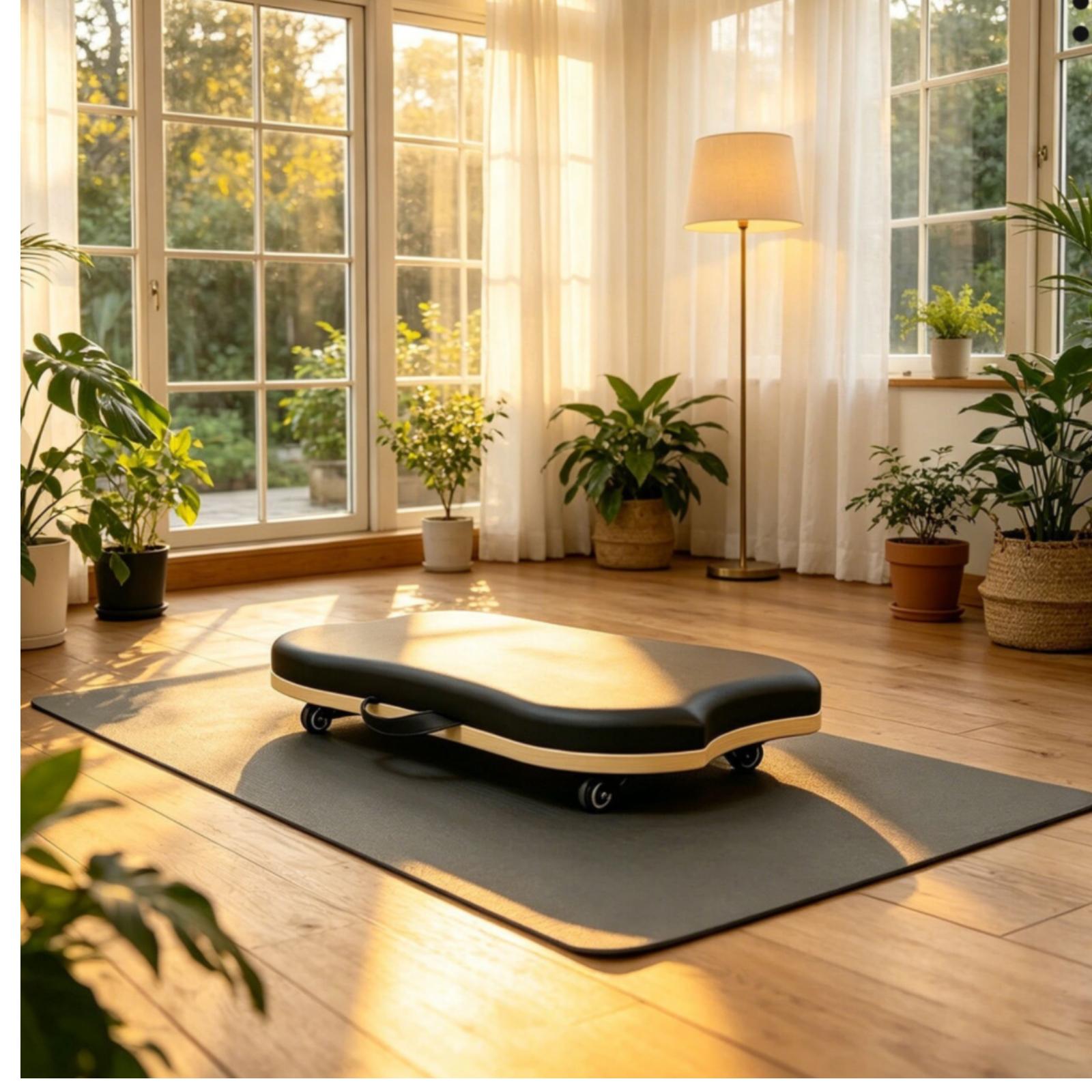 Balance Board Wobble - Planche d'équilibre Pilates en bois, planche