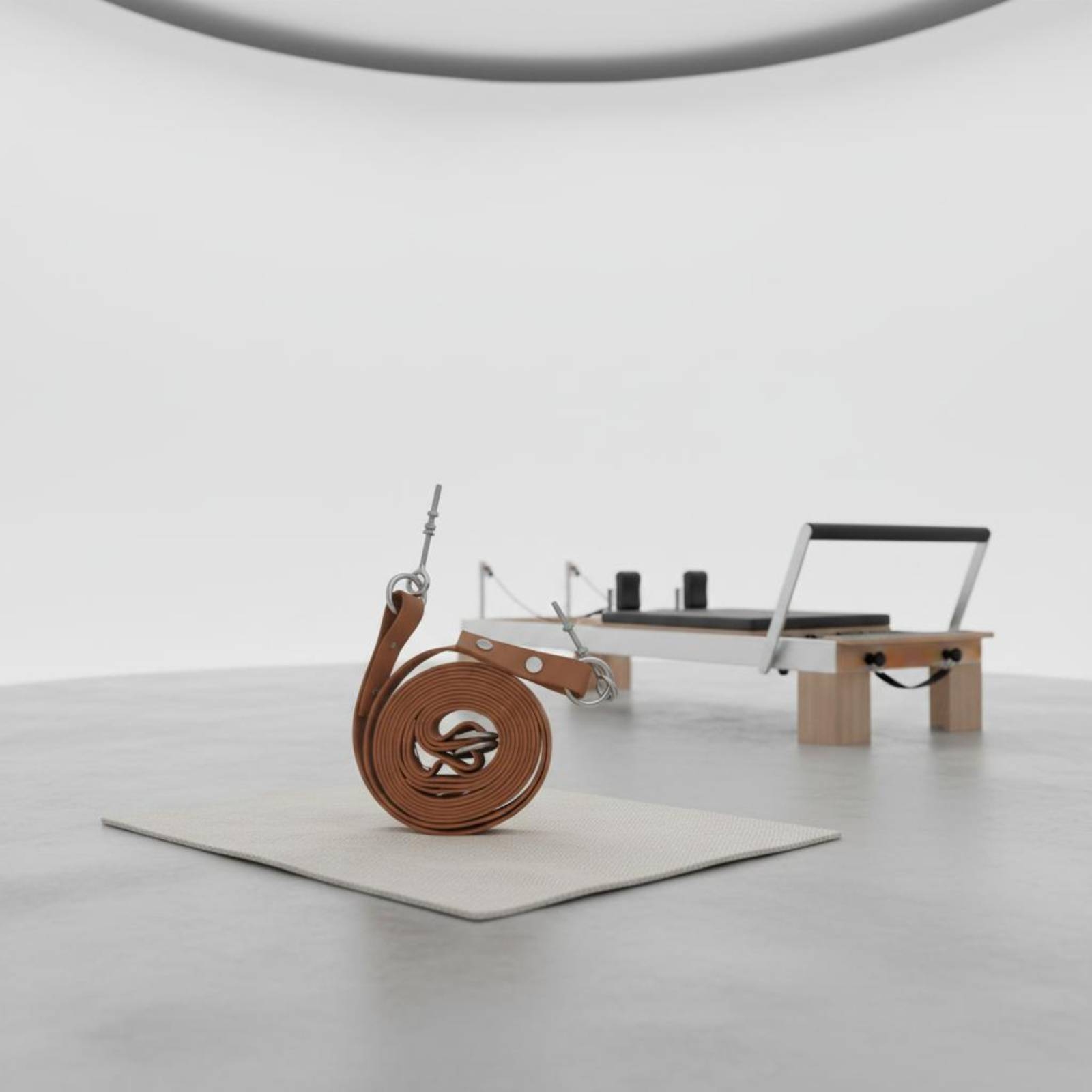Pilates & Yoga Unleashed Studio Tuckahoe - Sangle double boucle Reformer confortable pour