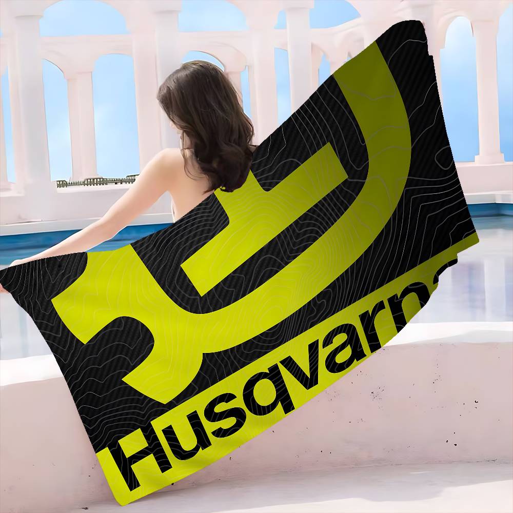 Pilates Yoga Towel - Serviette de plage avec logo H-HusqvarnaS,