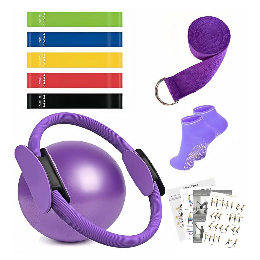 Kit de fitness et yoga 9 pièce - Pilates Yoga Kit avis et prix