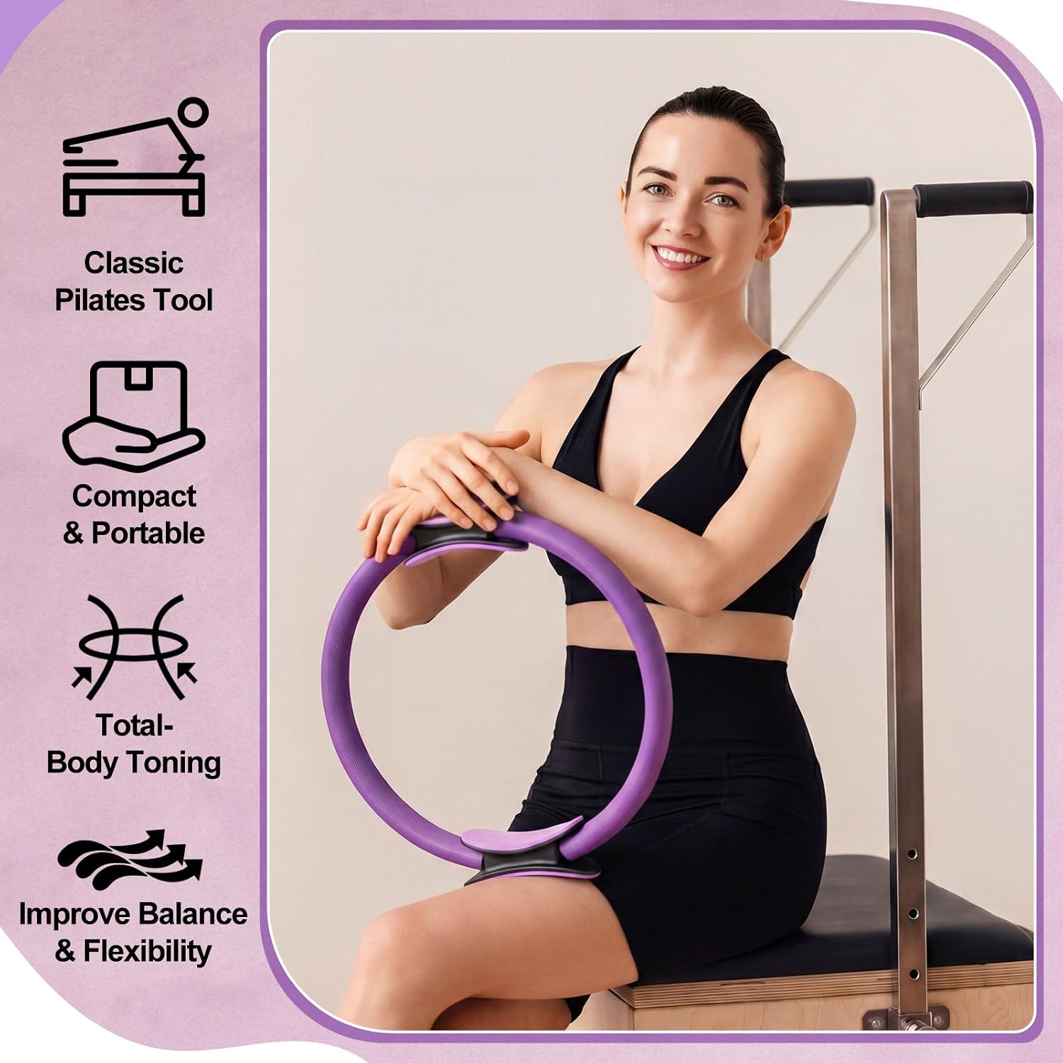 Lot de 12 anneaux de Pilates,  - Pilates Ring Magic avis et prix