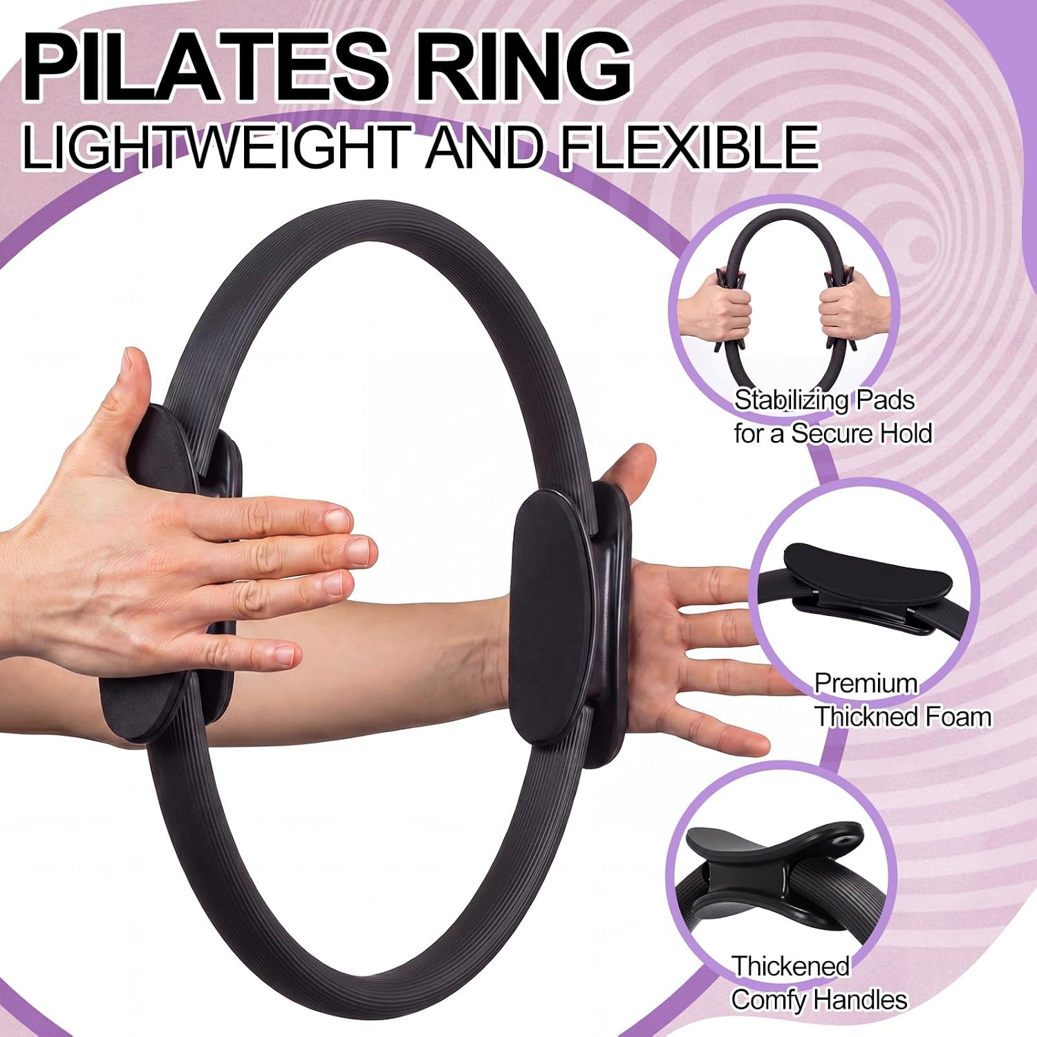 Lot de 12 anneaux de Pilates,  - Pilates Ring Magic avis et prix