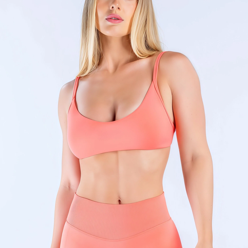 HISTELLO Impact Scoop Neck Bra - Yoga Strap Cotton avis et prix
