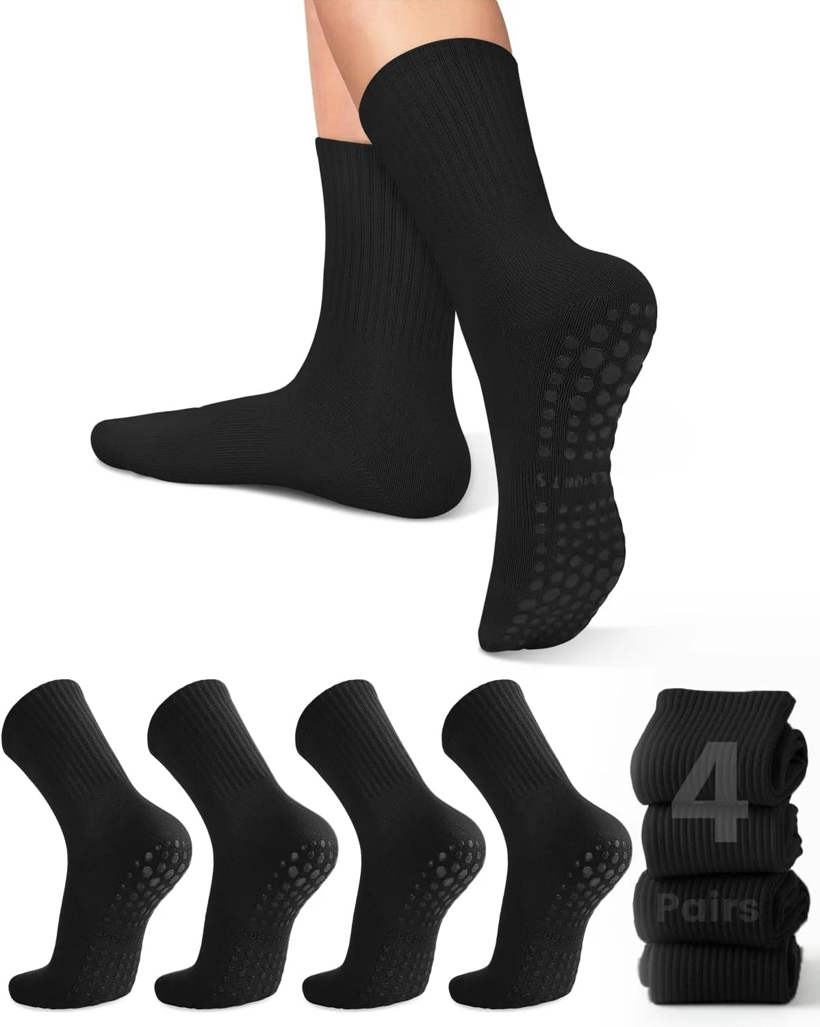 4 paires de chaussettes de yog - Pilates & Yoga Unleashed Studio Tuckahoe avis et prix