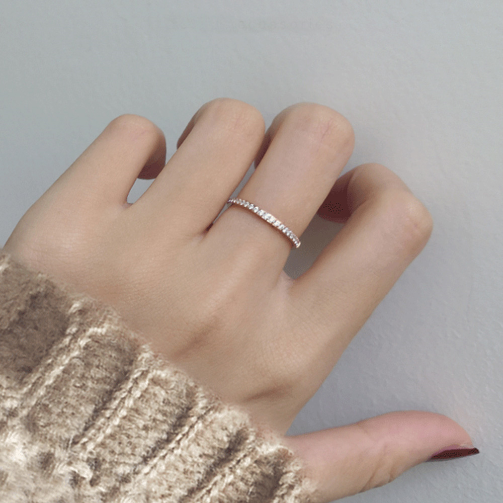 Bague en zircone cubique glacé - Pilates Ring Magic avis et prix