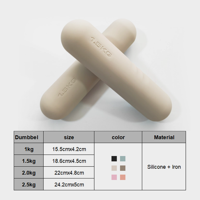 Haltères droits en silicone so - Pilates Yoga Kit avis et prix